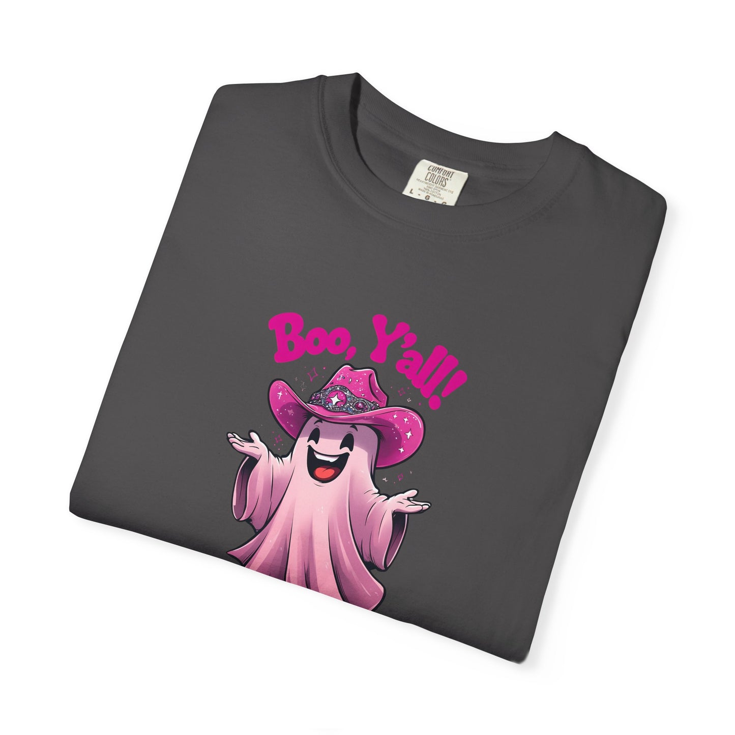 Boo Y'all Ghost T-Shirt, Fun Halloween Tee, Unisex Shirt, Cute Ghost Apparel, Spooky Season Outfit