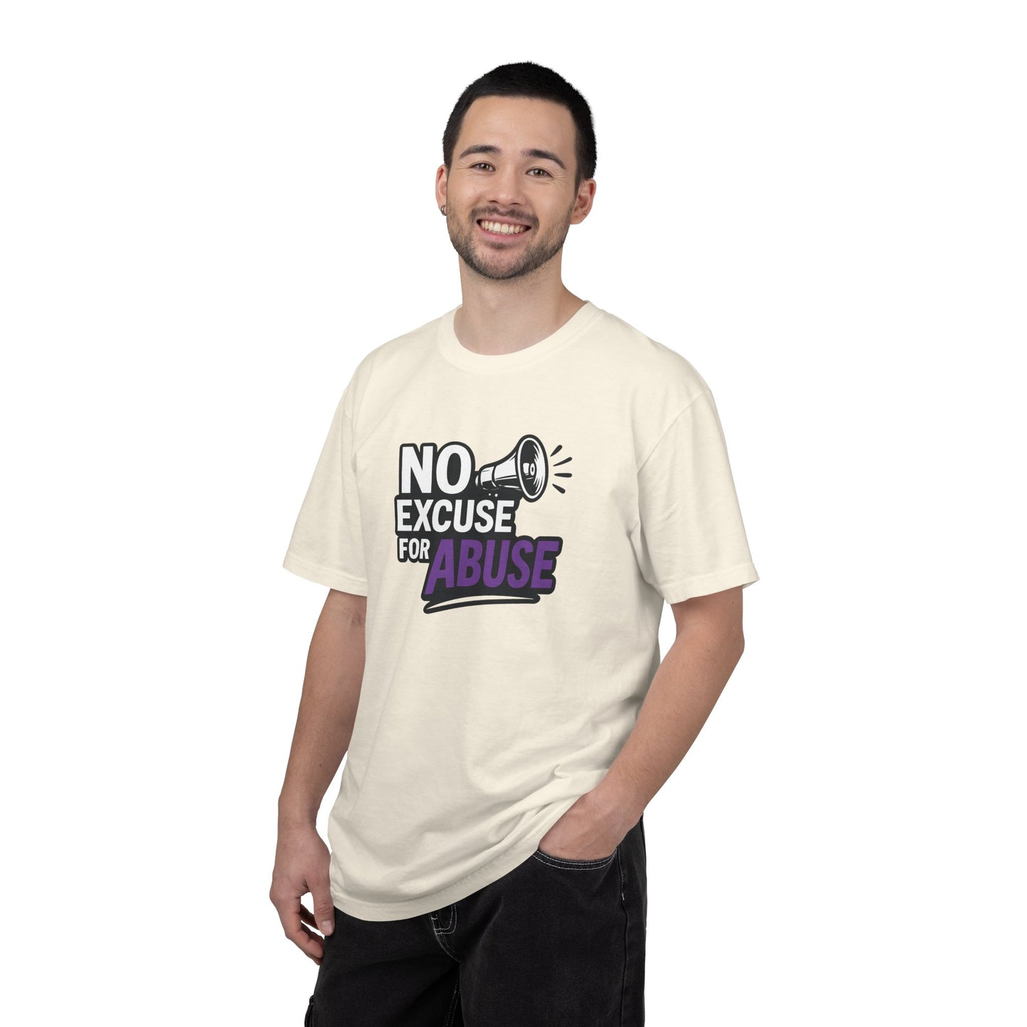 Empowering Unisex T-Shirt: No Excuse for Abuse, Awareness Shirt, Activism Tee, Gift for Supporters, Comfort Wear