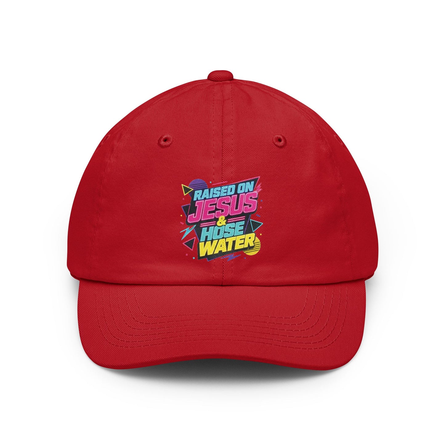 Raised on Jesus & Hose Water Gen X Humor Dad Hat