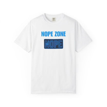 Nope Zone Humor Gen X T-shirt, Unisex Tee, Vintage Graphic Tee, Funny Shirt, Sarcastic Tee, Retro Gift