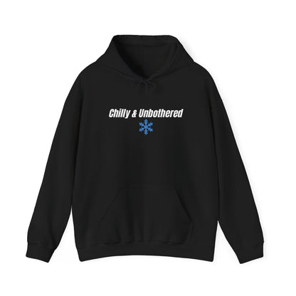 Chilly & Unbothered hoodie | Snowflake graphic sweatshirt