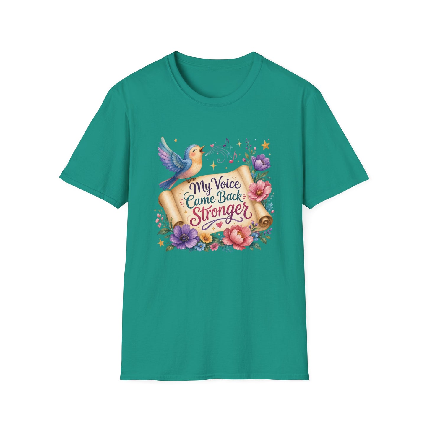 My Voice Came Back Stronger T-Shirt | Survivor