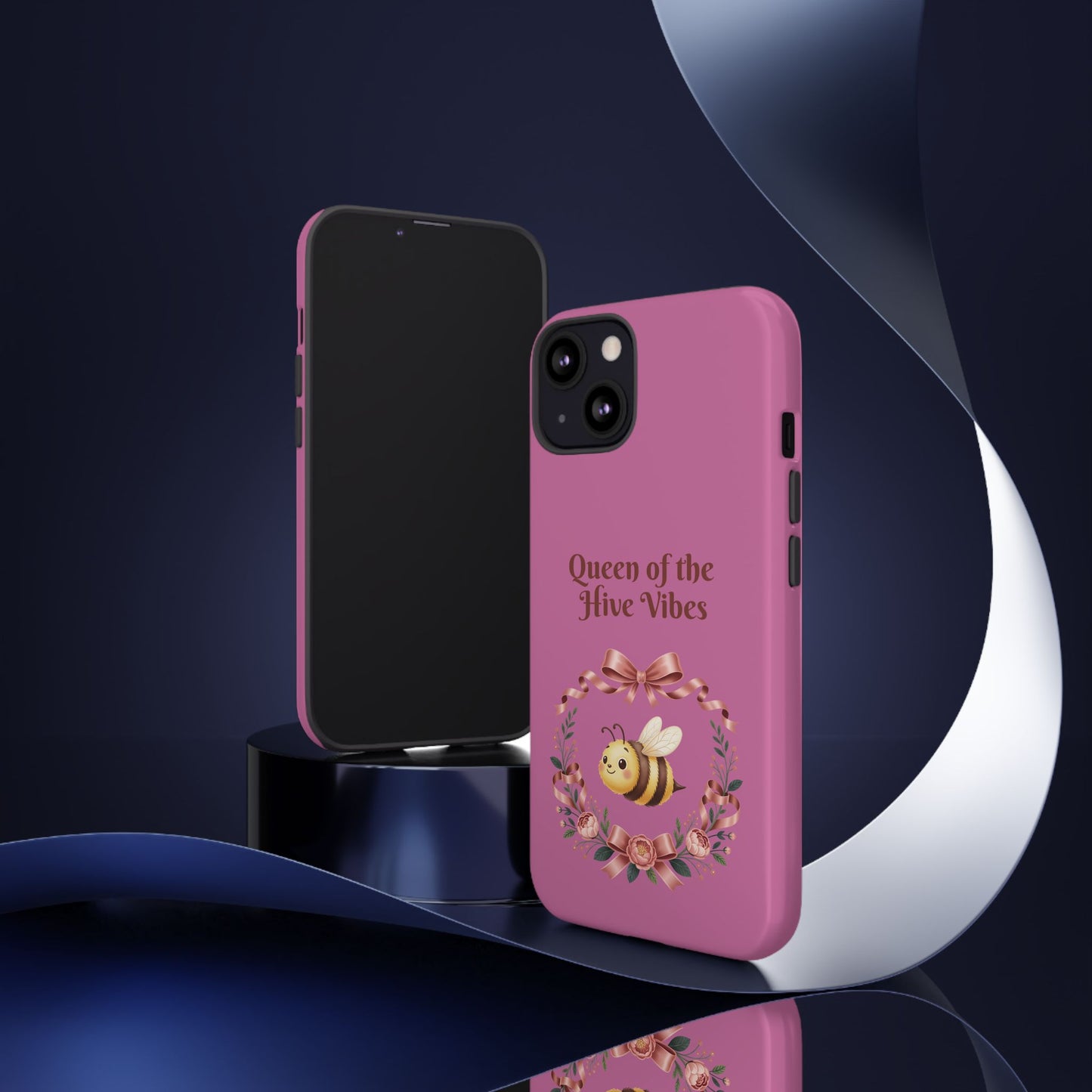Queen of the Hive Bee Phone Case | Cute Floral Bee iPhone Case