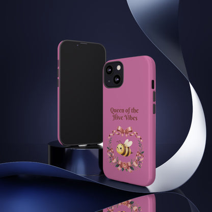 Queen of the Hive Bee Phone Case | Cute Floral Bee iPhone Case