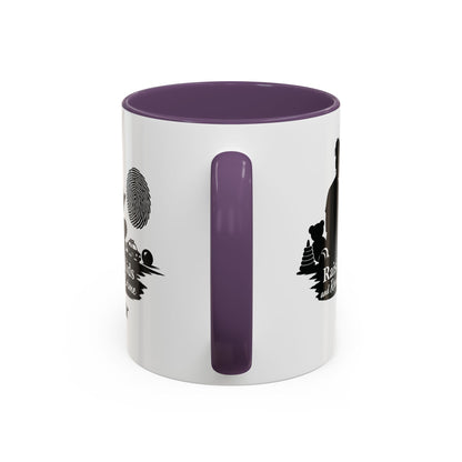Raising Kids and Reading Crime Mug | Accent Coffee Mug