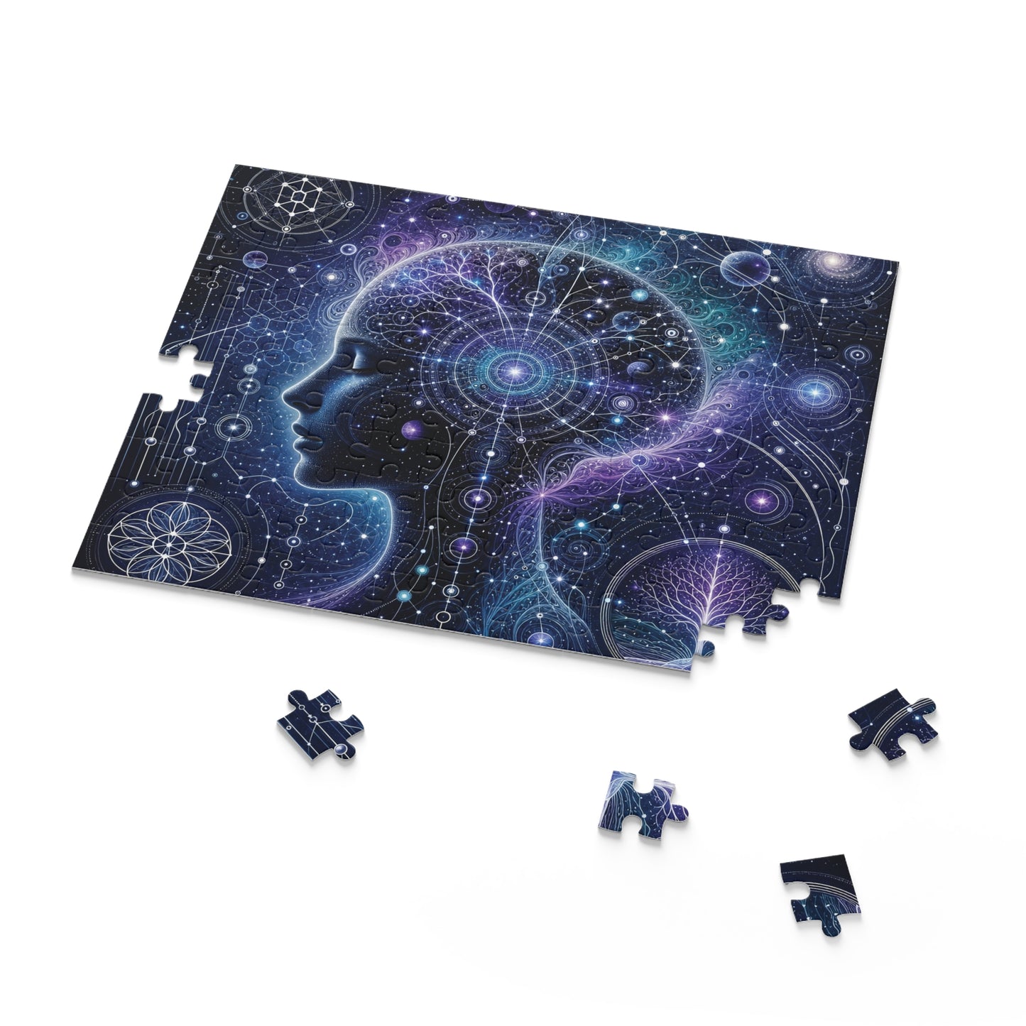 Beautifully Wired Galaxy Autism Puzzle | 120 252 Piece Options