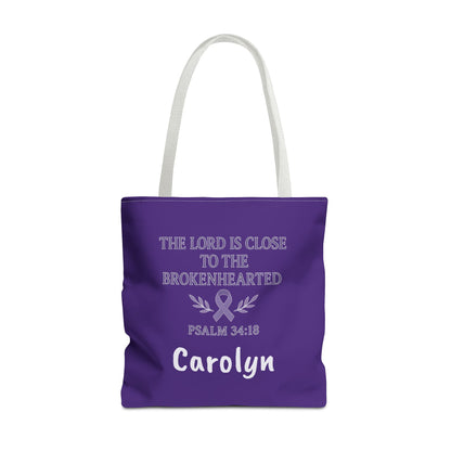 Inspirational Tote Bag, Meaningful Gift for Healing, Supportive Message, Versatile Use, Great for Christian Gifts