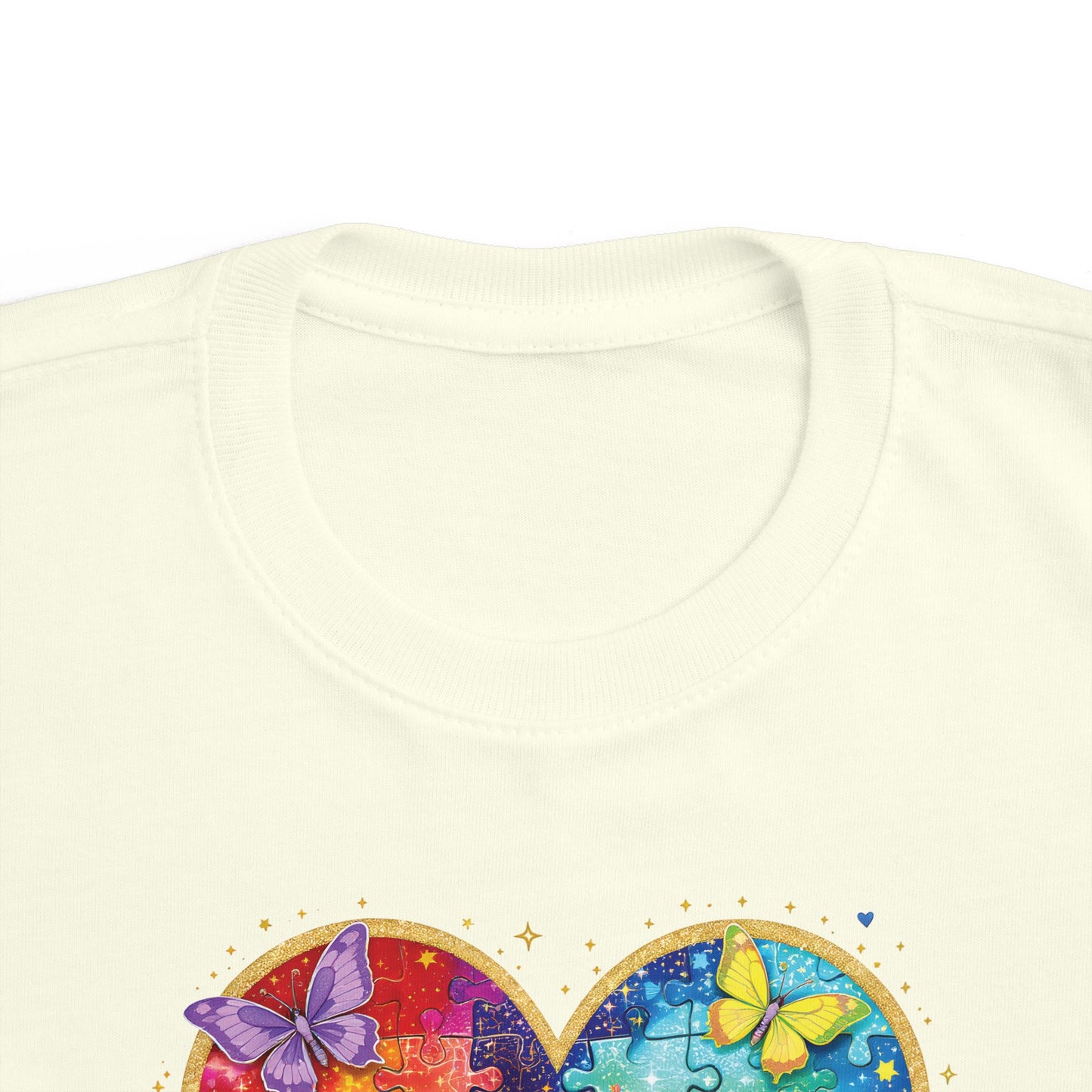 Autism Puzzle Heart Toddler Tee | Accept Understand Love