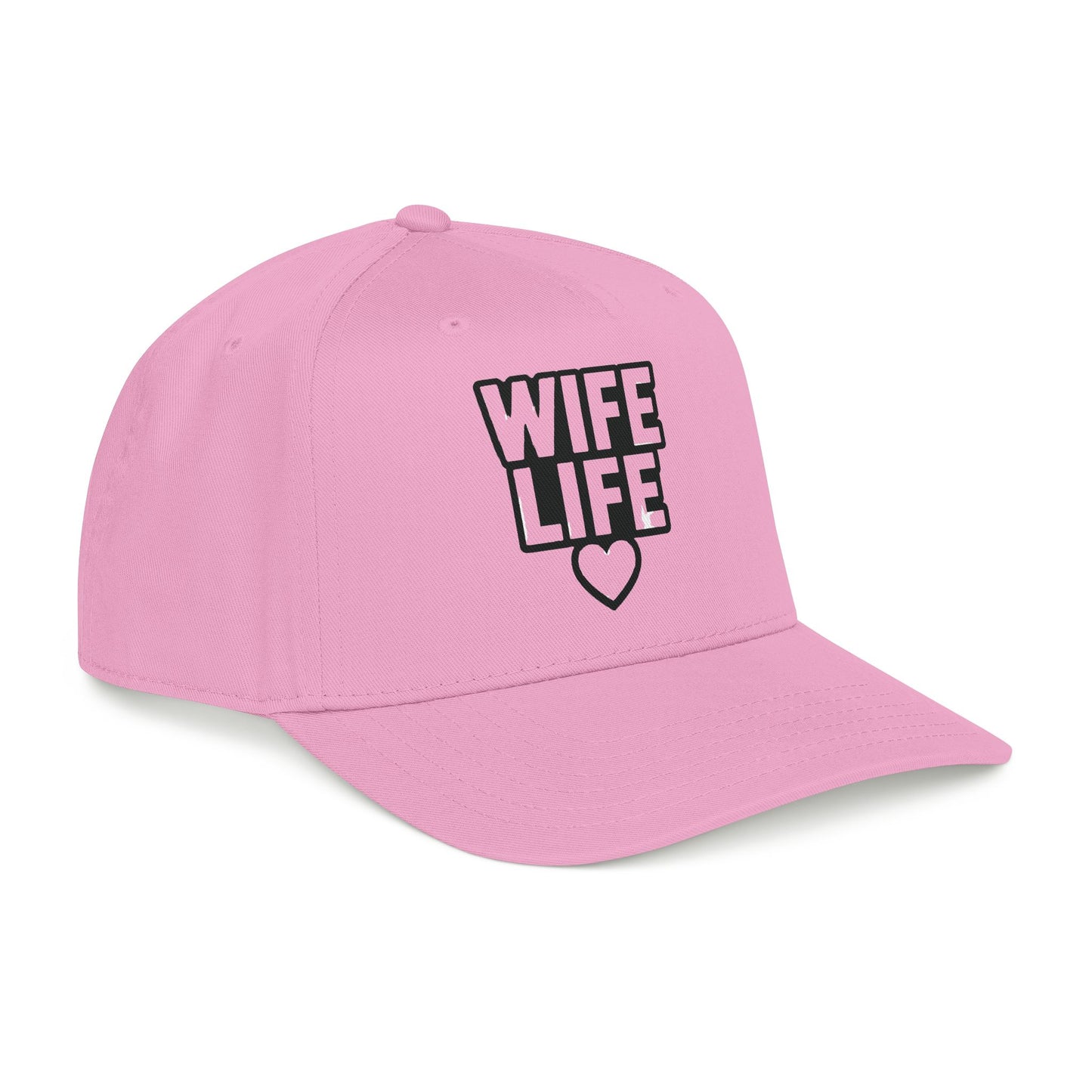 Wife Life Mid Profile Baseball Cap | Wife Life Baseball Hat