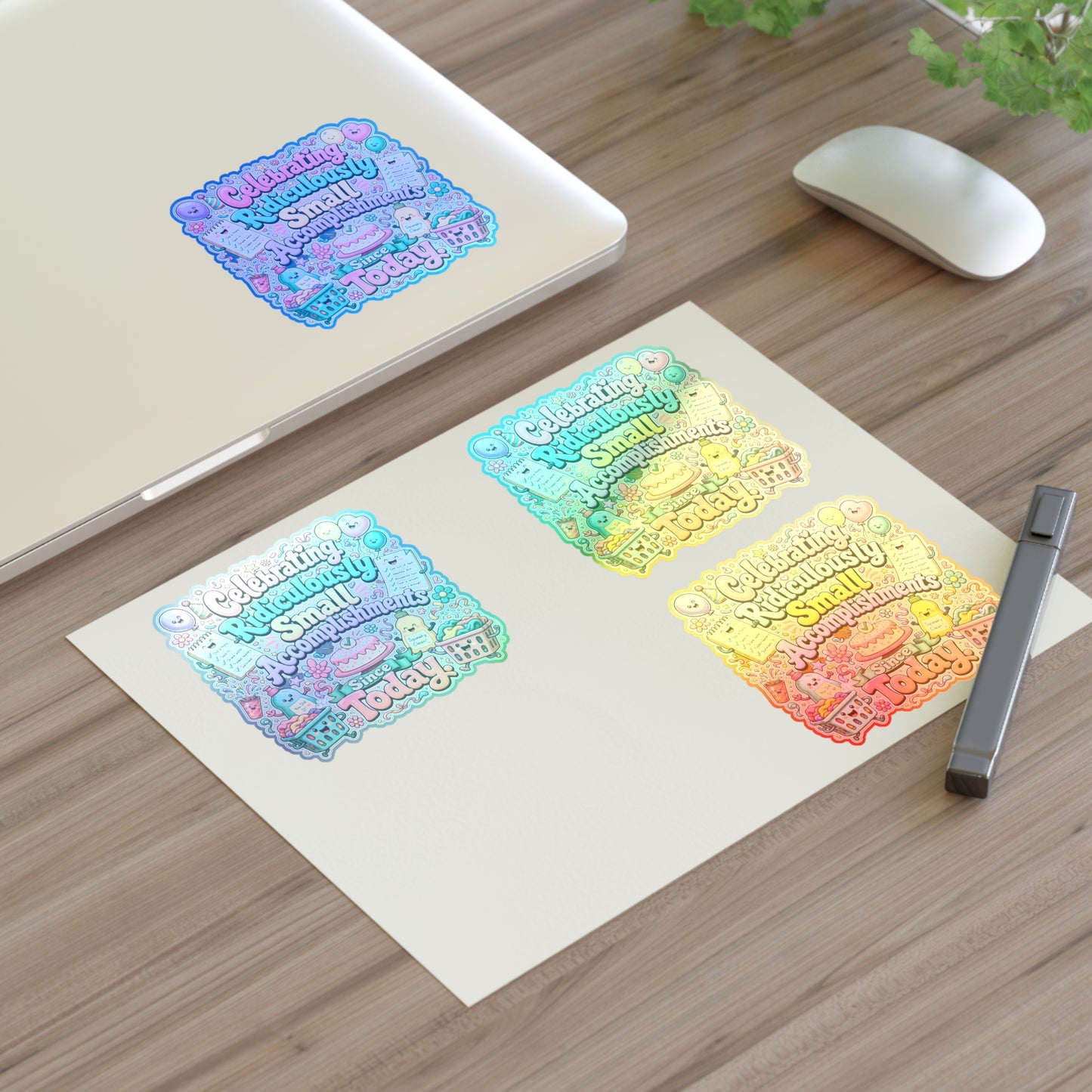 Celebrating Ridiculously Small Accomplishments Sticker Sheets | Cute Planner Stickers, Motivational Scrapbook Decals