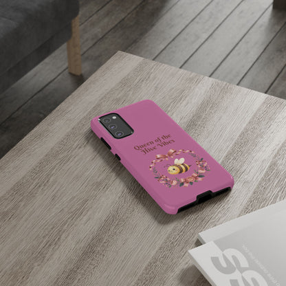 Queen of the Hive Bee Phone Case | Cute Floral Bee iPhone Case