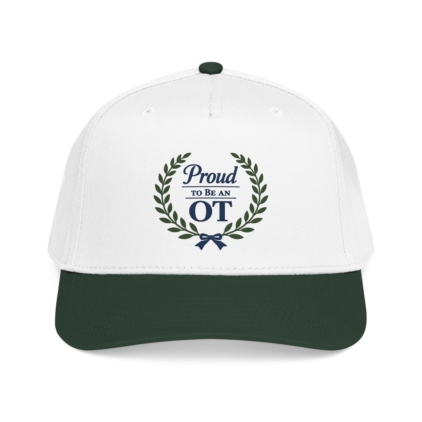 Proud to Be an OT Baseball Cap | Occupational Therapist Hat, Laurel Wreath