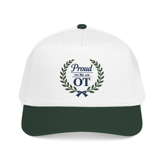 Proud to Be an OT Baseball Cap | Occupational Therapist Hat, Laurel Wreath