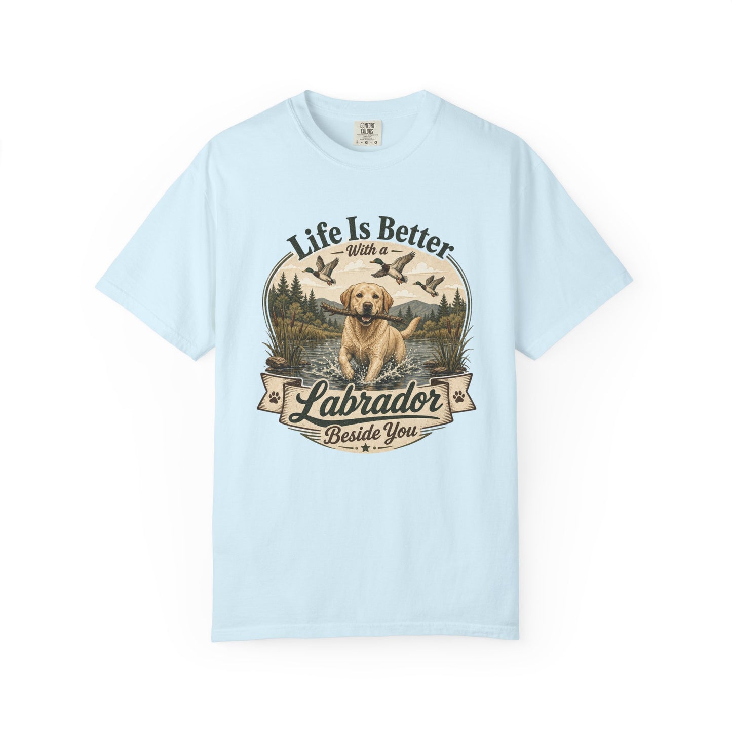 Life Is Better with a Labrador T-shirt | Lab Dog Design