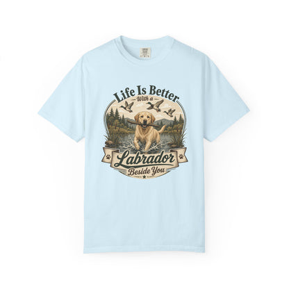 Life Is Better with a Labrador T-shirt | Lab Dog Design