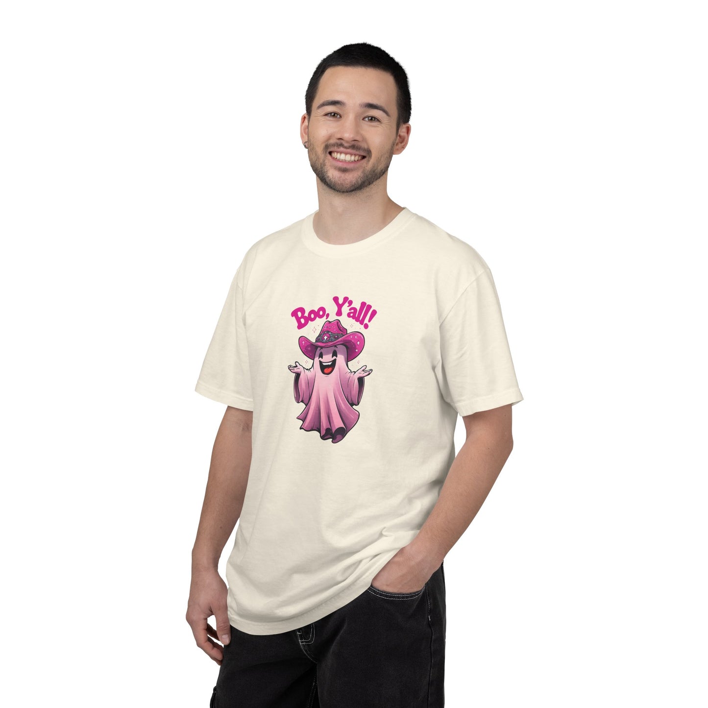 Boo Y'all Ghost T-Shirt, Fun Halloween Tee, Unisex Shirt, Cute Ghost Apparel, Spooky Season Outfit