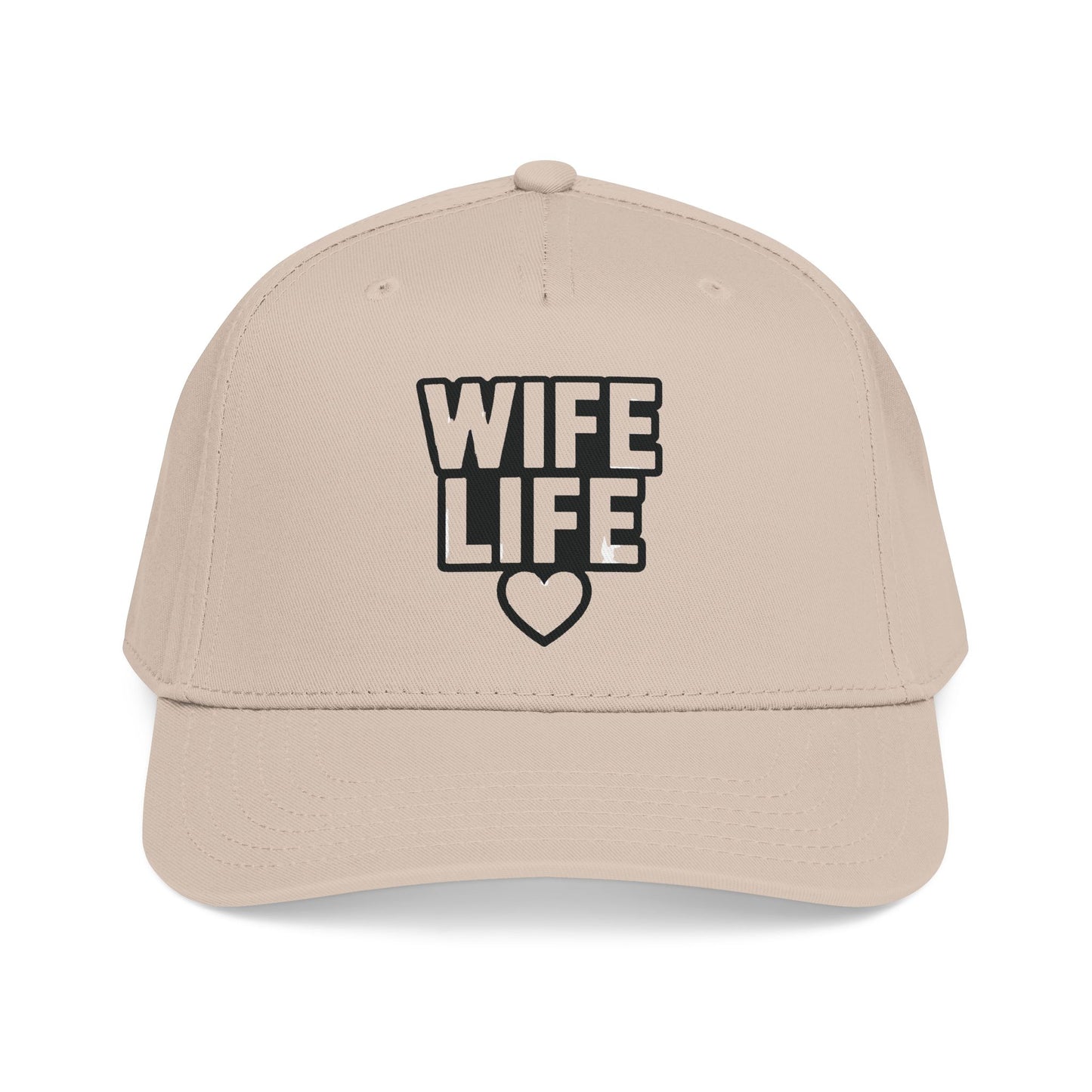 Wife Life Mid Profile Baseball Cap | Wife Life Baseball Hat