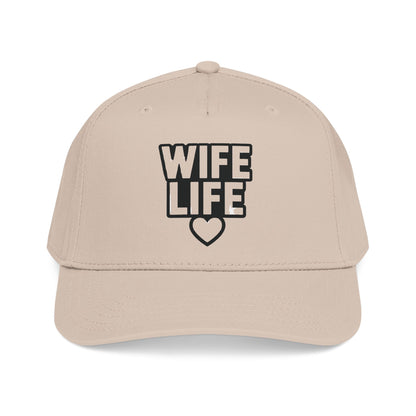 Wife Life Mid Profile Baseball Cap | Wife Life Baseball Hat