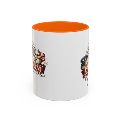 250 Years of Freedom Coffee Mug | Personalized Name - America 250th Anniversary, Semiquincentennial, Patriotic Gift, Heritage Celebration