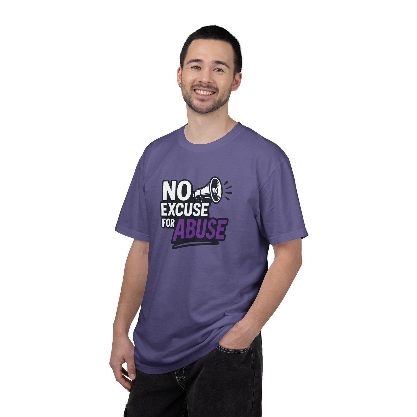 Empowering Unisex T-Shirt: No Excuse for Abuse, Awareness Shirt, Activism Tee, Gift for Supporters, Comfort Wear