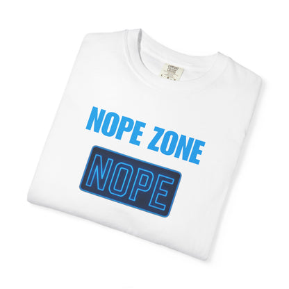 Nope Zone Humor Gen X T-shirt, Unisex Tee, Vintage Graphic Tee, Funny Shirt, Sarcastic Tee, Retro Gift