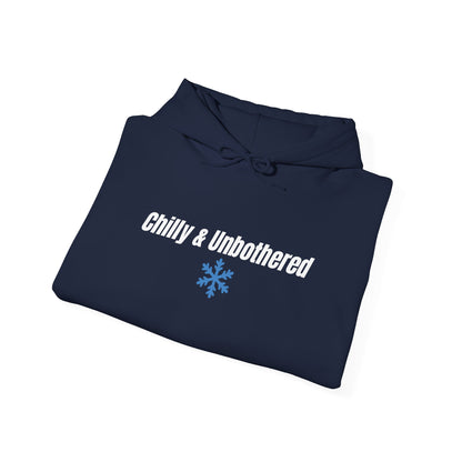 Chilly & Unbothered hoodie | Snowflake graphic sweatshirt