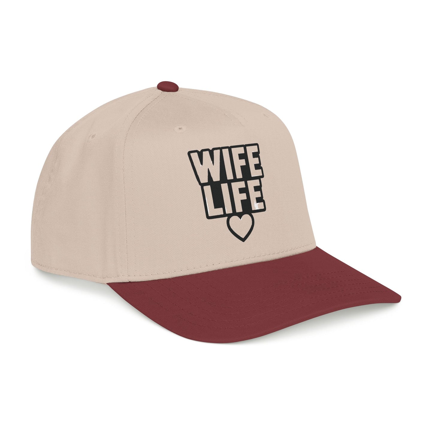 Wife Life Mid Profile Baseball Cap | Wife Life Baseball Hat