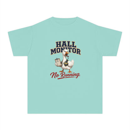 Hall Monitor Goose No Running Tee | Kids school safety shirt
