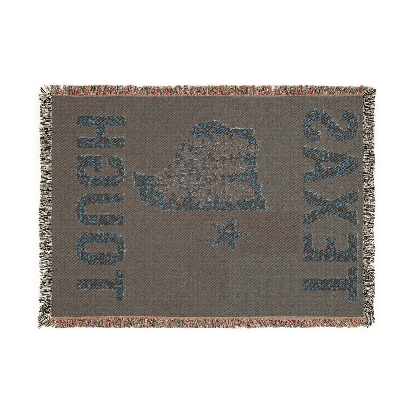 Texas Tough Woven Blanket, Cozy Home Decor, Southwestern Style Throw for Any Occasion, Great Gift for Texans, Picnic Essential