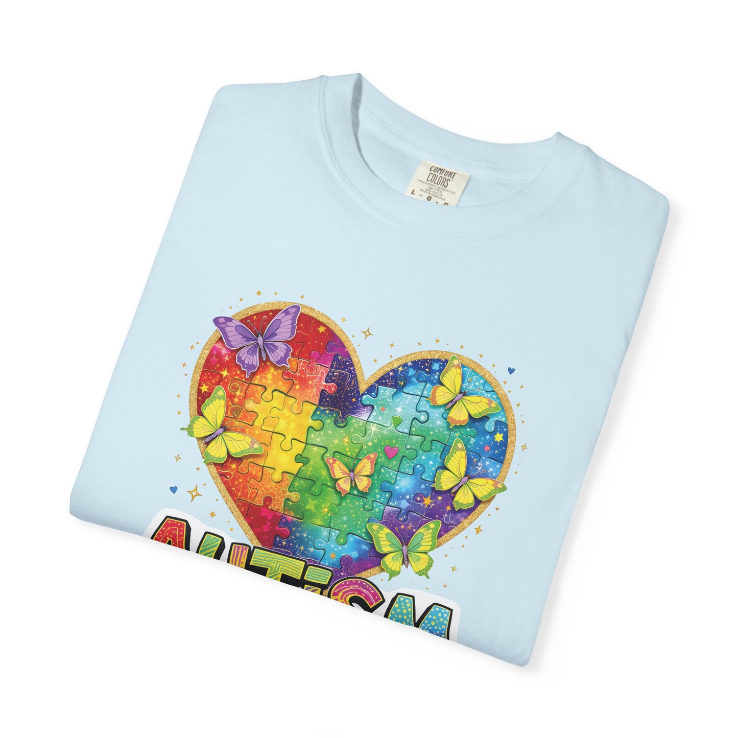 Autism Puzzle Heart T-shirt | Accept Understand Love