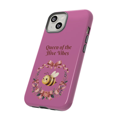 Queen of the Hive Bee Phone Case | Cute Floral Bee iPhone Case