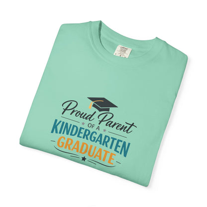 Proud Parent of a Kindergarten Graduate T-Shirt | Graduation Cap Design