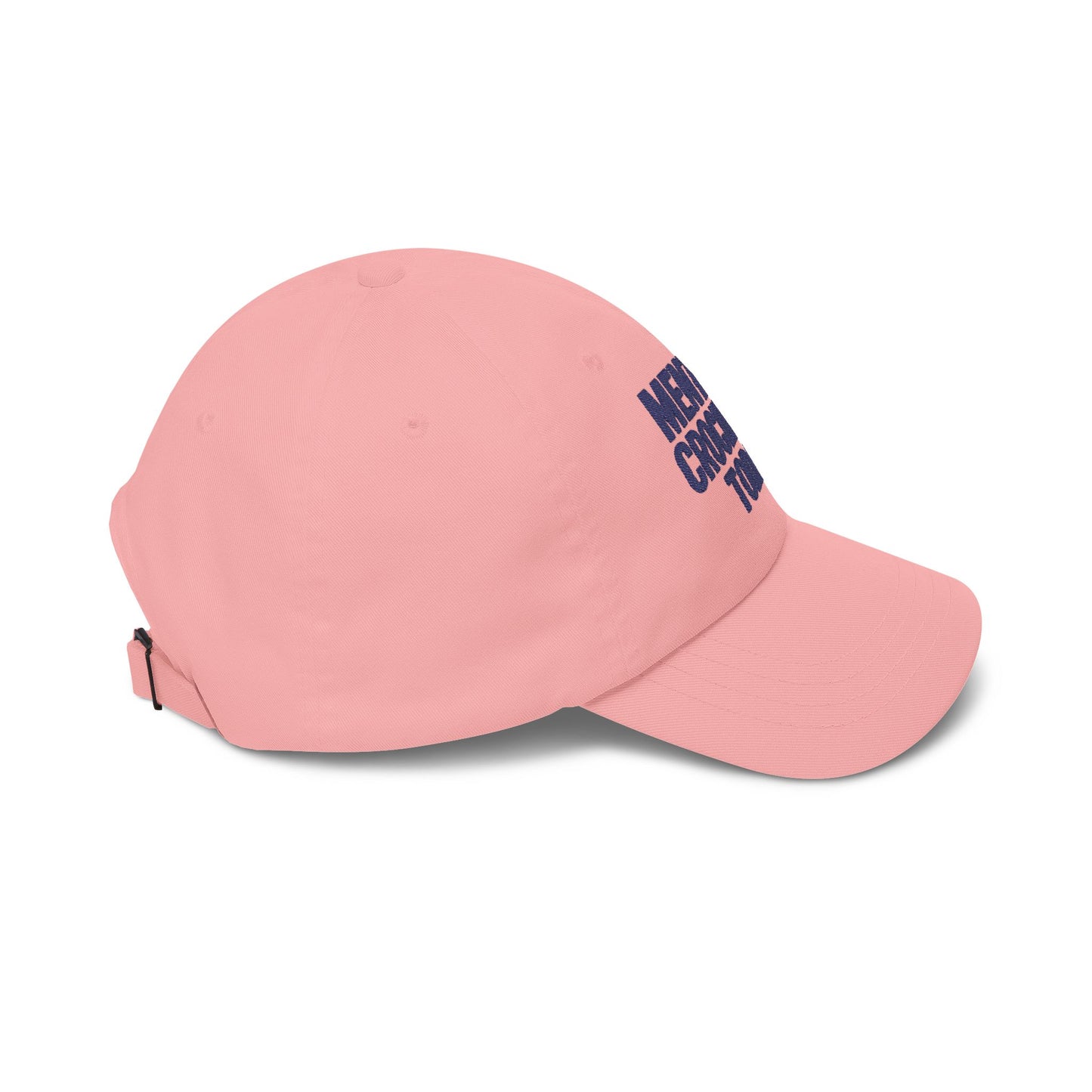 Mentally Crocheting Today Dad Cap | Embroidered Crochet Hat