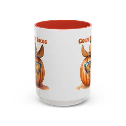 Gourd Bless Tacos Coffee Mug - Perfect for Fall, Halloween, Thanksgiving, Taco Lovers, Kitchen Decor