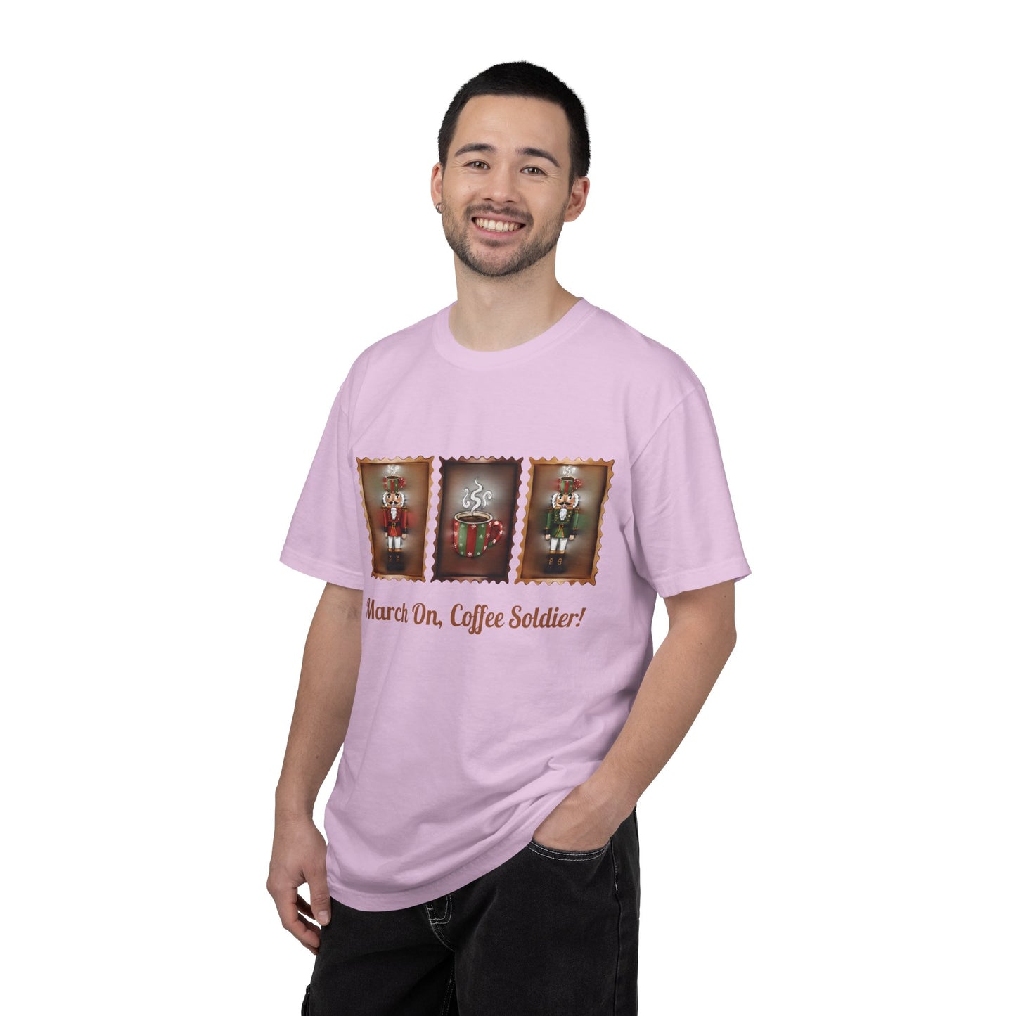 March On Coffee Soldier! T-shirt | Nutcracker Coffee Soldier Illustration