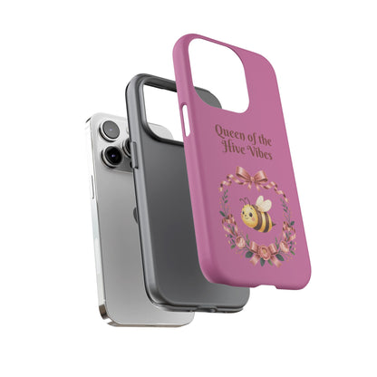 Queen of the Hive Bee Phone Case | Cute Floral Bee iPhone Case