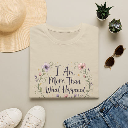 I Am More Than What Happened T-Shirt | Abuse Survivor Inspiration