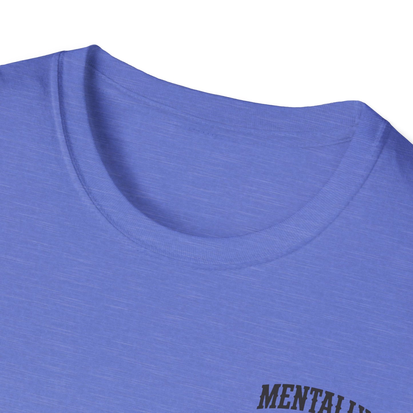 Mentally Checked Out Still Showin' Up T-Shirt | Funny Typography Tee