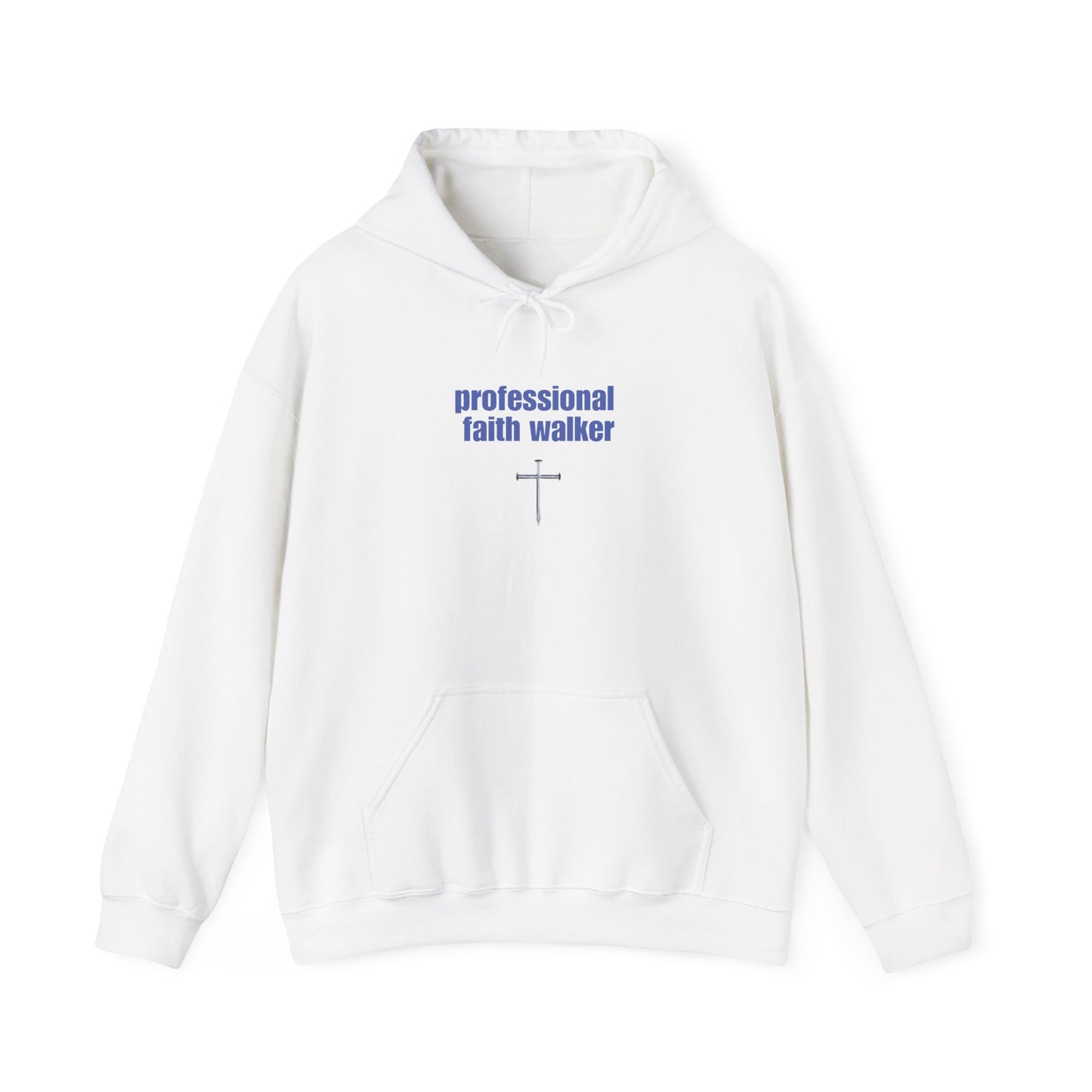 Professional Faith Walker Hooded Sweatshirt - Christian Inspirational Clothing, Unisex Hoodie, Religious Gift, Cozy Jumper, Faith Apparel