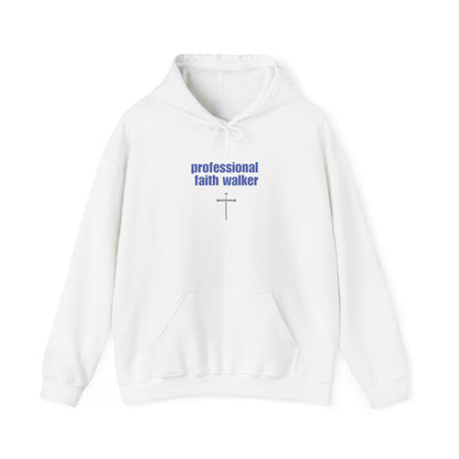 Professional Faith Walker Hooded Sweatshirt - Christian Inspirational Clothing, Unisex Hoodie, Religious Gift, Cozy Jumper, Faith Apparel