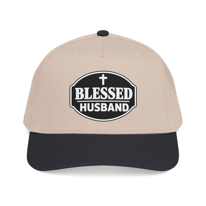 Blessed Husband Embroidered Hat Mid Profile Baseball Cap | Husband Dad Faith