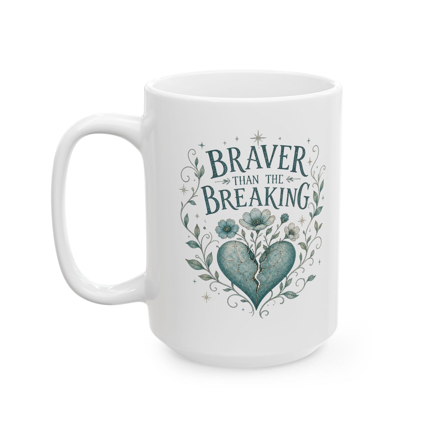 Braver Than The Breaking Survivor Mug | Ceramic Coffee Tea Cup