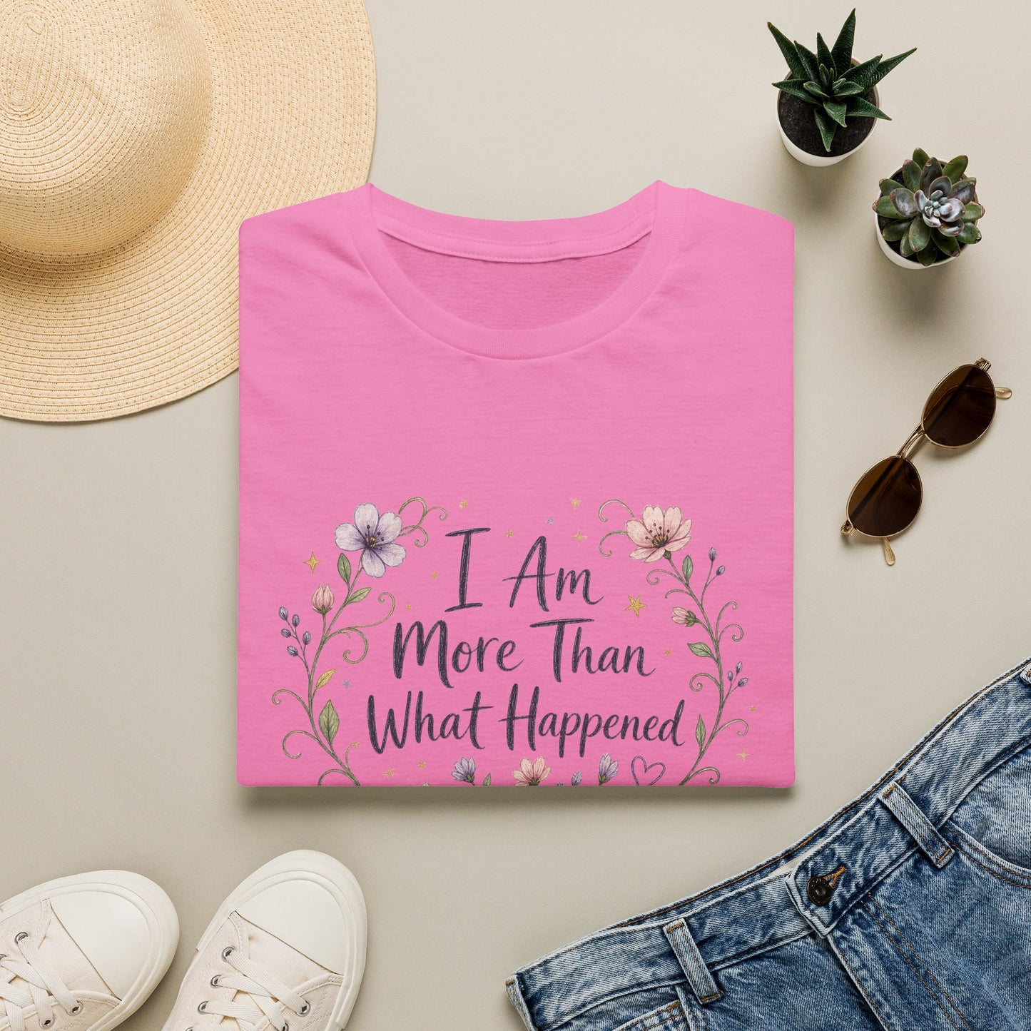I Am More Than What Happened T-Shirt | Abuse Survivor Inspiration