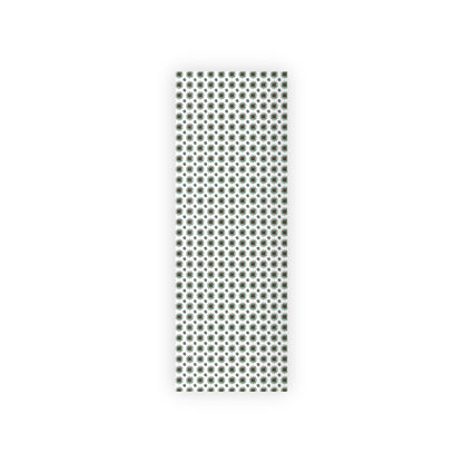 Green Poinsettia Pattern Wrapping Paper Roll | Holiday Floral Gift Wrap