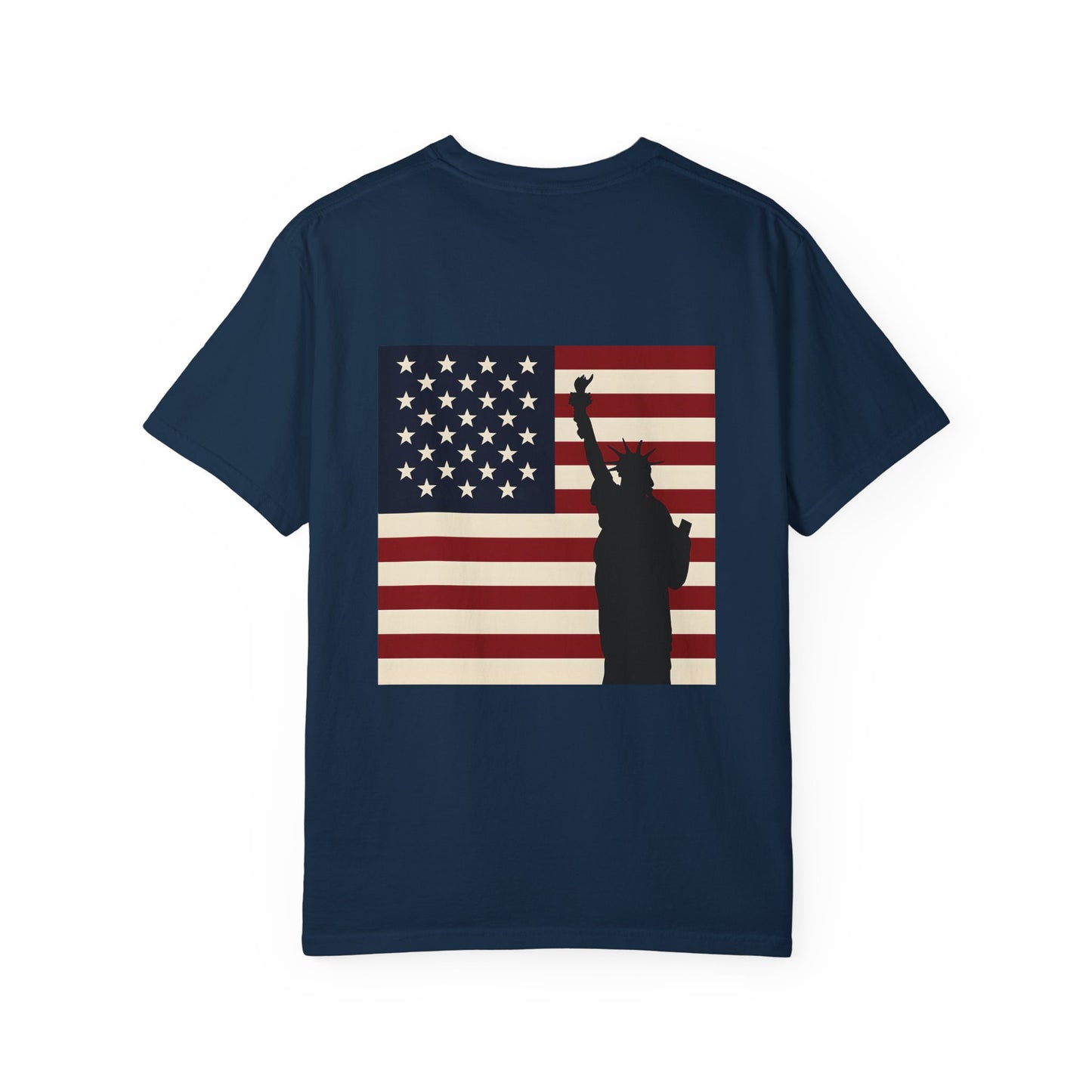 Freedom Patriotic T-shirt, Statue of Liberty, USA Independence Day Tee, Liberty Island Shirt, America Flag Top, Patriotic July 4th Gift
