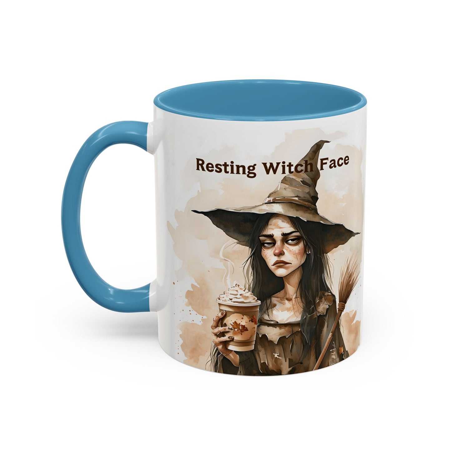 Resting Witch Face Coffee Mug - Halloween Mug, Funny Mug, Witch Mug, Halloween Gift, Coffee Lover Gift