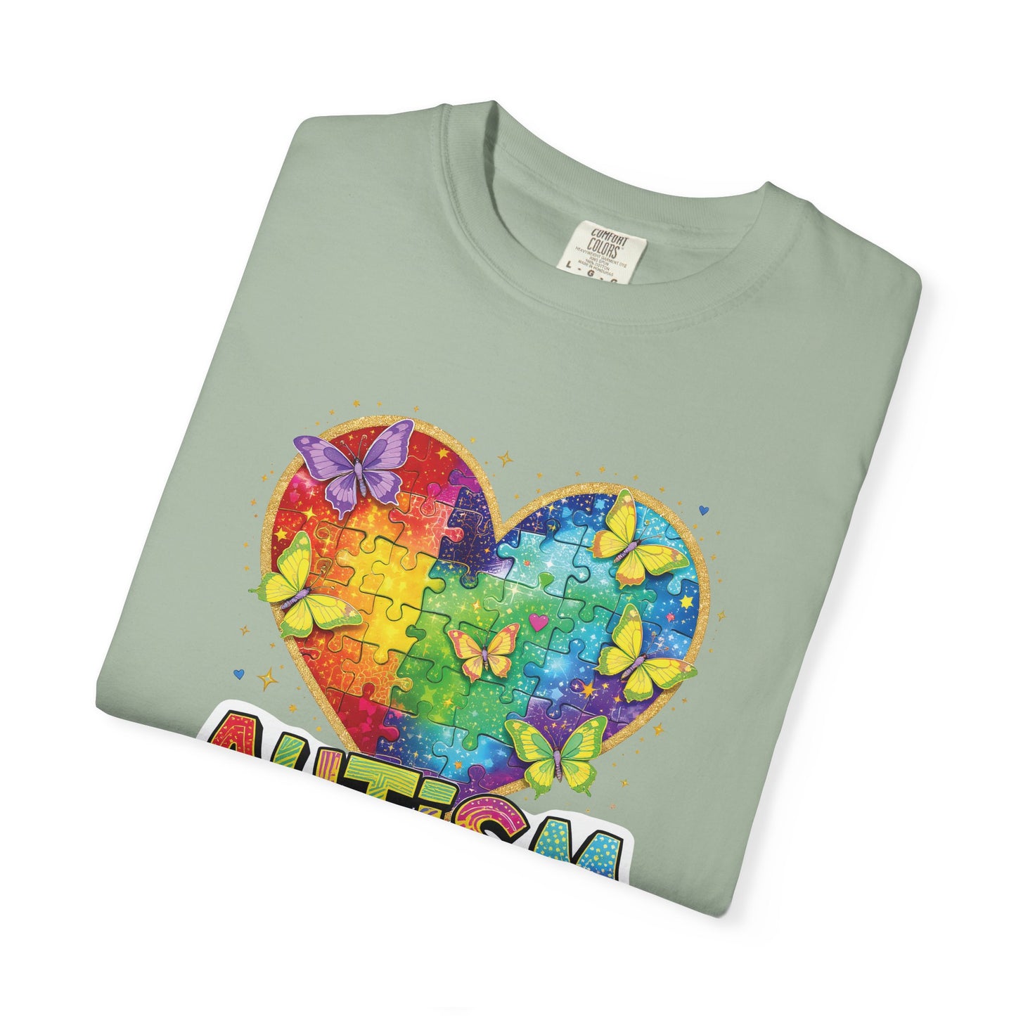 Autism Puzzle Heart T-shirt | Accept Understand Love