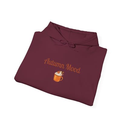 Autumn Mood Sweatshirt, Fall Vibes Hoodie, Cozy Hooded Jumper, Seasonal Pullover, Warm Sweater, Thanksgiving Gift