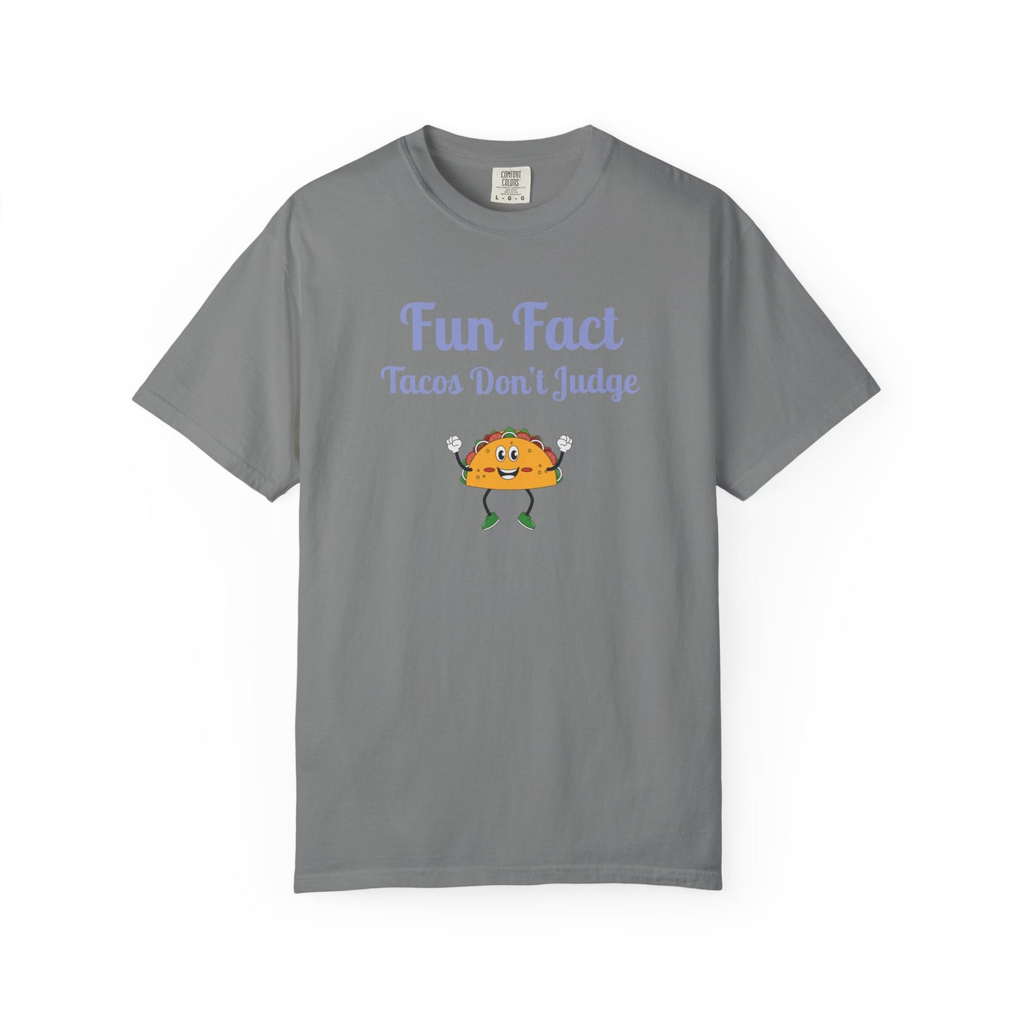 Fun Fact Taco Unisex Tee - Humorous Foodie Shirt, Gift for Taco Lovers, Casual Wear, Cute Graphic Tee