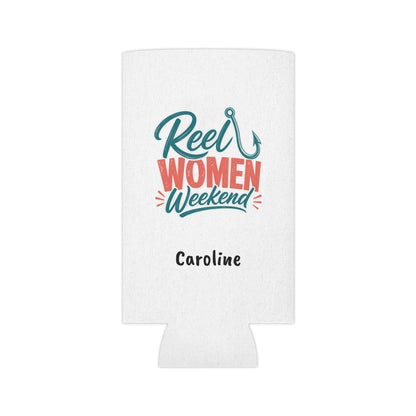 Reel Women Weekend Can Cooler | Fishing Bachelorette Party, Personalized